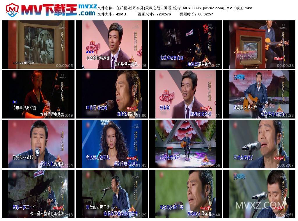 任柏儒-牡丹亭外(天籁之战)_国语_流行_MC700096